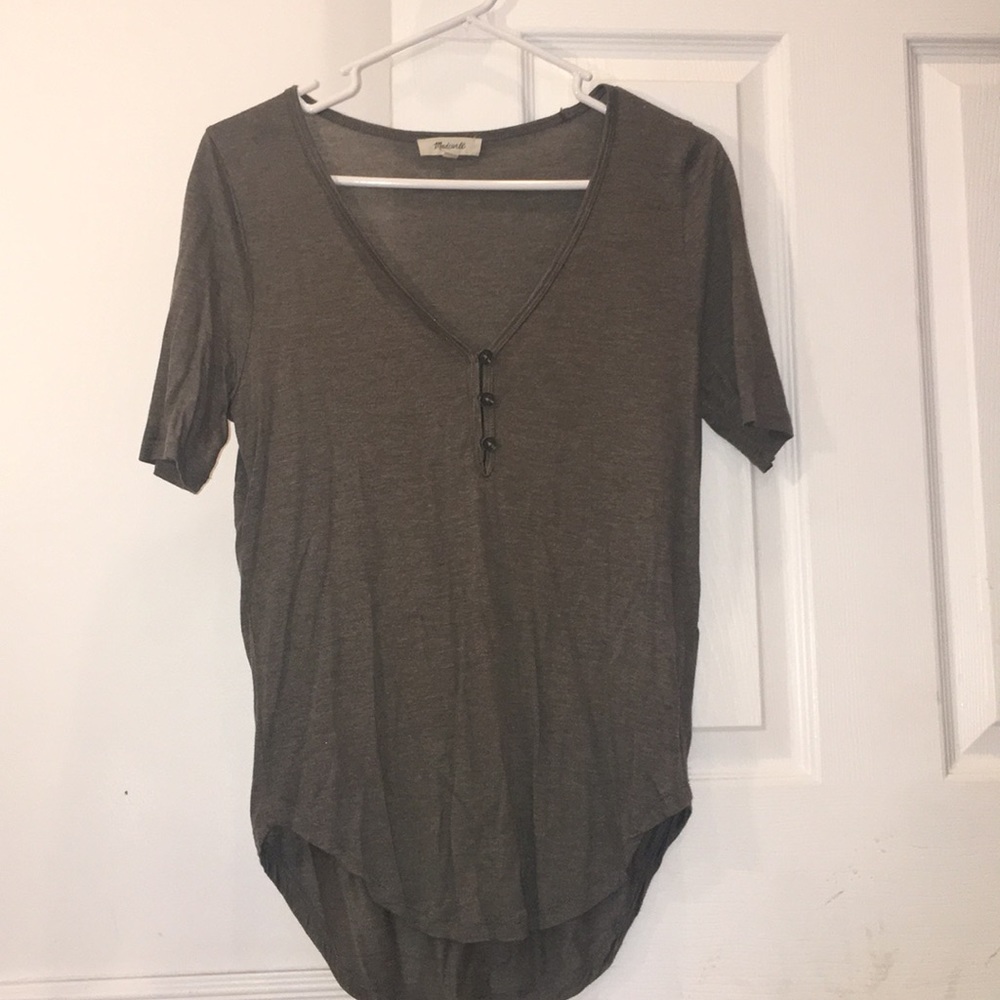 army green shirt